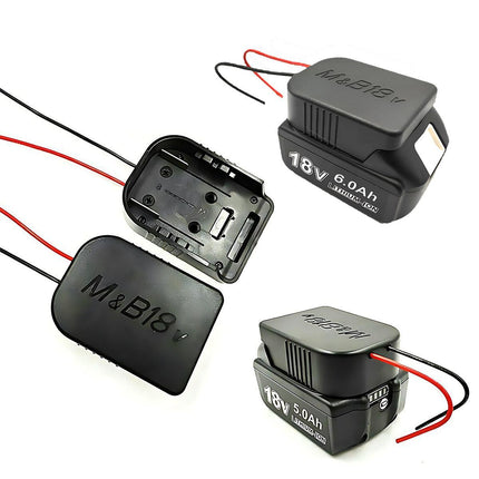 18V Li-ion Battery Adapter DIY Wire Cable Connect Output Tool For Makita