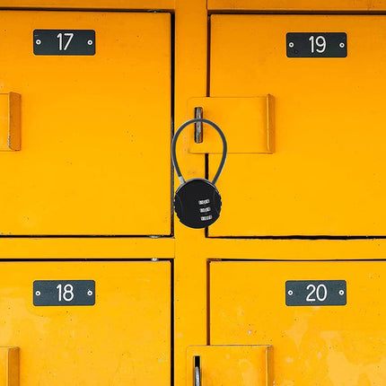 Combination Lock Padlock Locker 3 Digit Security Bike Suitcase Luggage Bag