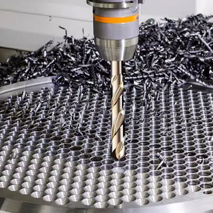 19pcs Straight Shank Twist Drill Bit Set High Speed Steel Metal Drilling Tool