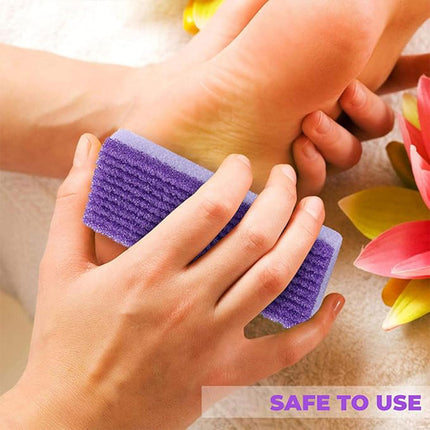 4X Pumice Foot Stone File Exfoliate Rasp Dead Skin Scrub Pedicure Remove Sands