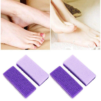 4X Pumice Foot Stone File Exfoliate Rasp Dead Skin Scrub Pedicure Remove Sands