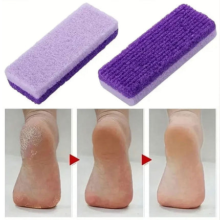 4X Pumice Foot Stone File Exfoliate Rasp Dead Skin Scrub Pedicure Remove Sands