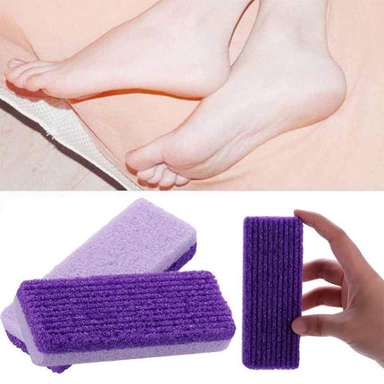 4X Pumice Foot Stone File Exfoliate Rasp Dead Skin Scrub Pedicure Remove Sands