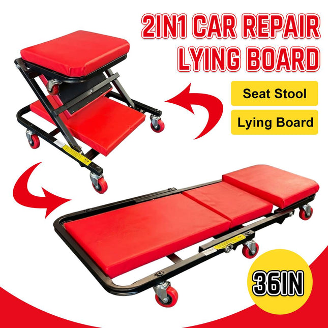 36Inch Car Repair Creeper Board Mechanic Sliding Under Car Auto Maintenance Tool