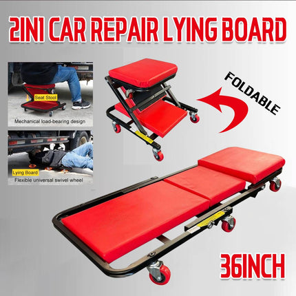 36Inch Car Repair Creeper Board Mechanic Sliding Under Car Auto Maintenance Tool