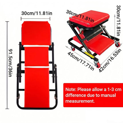 36Inch Car Repair Creeper Board Mechanic Sliding Under Car Auto Maintenance Tool