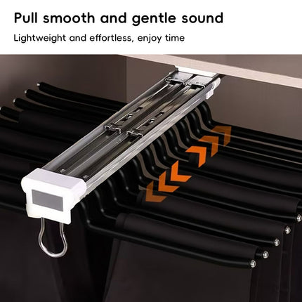 22-Arm Multifunctional Wardrobe Sliding Telescopic Hanger Space Saving Sturdy