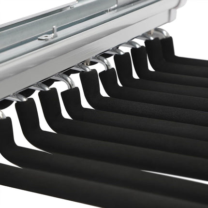 22-Arm Multifunctional Wardrobe Sliding Telescopic Hanger Space Saving Sturdy