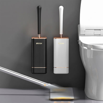 Silicone Toilet Brush Wall-mounted Design for Toilet Cleaning