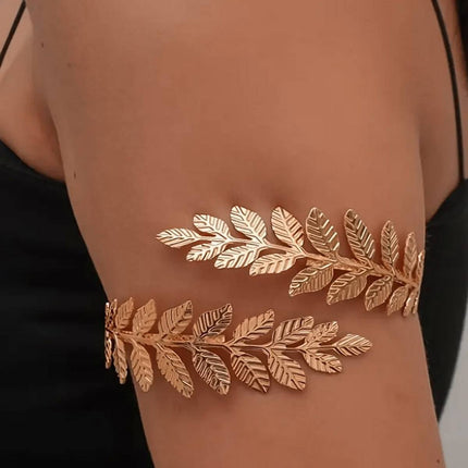 8pcs Gold Leaf Headband Bridal Hair Accessories Elegant Leaf Hair Band Set
