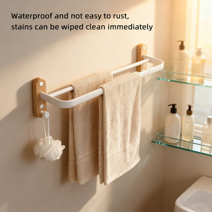 Bathroom Towel Rack Space Saving Durable Material for Restroom Washroom Storage
