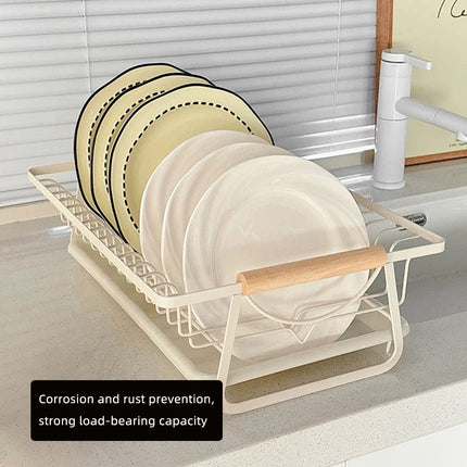 Dish Drying Rack Kitchen Sink Organizer Rust-Proof for Plates Bowls Utensils