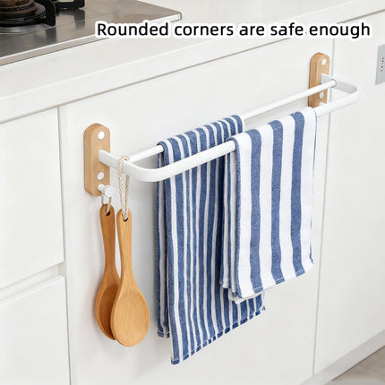 Bathroom Towel Rack Space Saving Durable Material for Restroom Washroom Storage