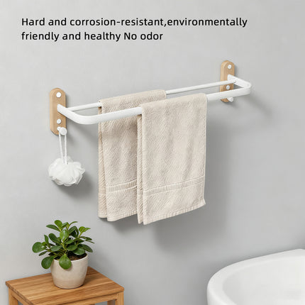 Bathroom Towel Rack Space Saving Durable Material for Restroom Washroom Storage