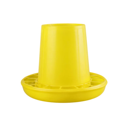 Chicken Feeder BucketPlastic Feeding Trough Bowl Farm Poultry Food Dispenser