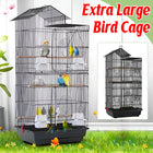 Parrot Cage Large Size Bird Cage Luxury Villa Style Metal Aviary for Pet Indoor