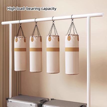 Laundry Rack Movable with Wheel for Laundry Indoor Outdoor Space Saving Sturdy