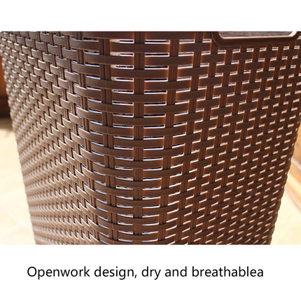 Plastic Laundry Basket Thickened Breathable Home Clothes Storage Basket Durable
