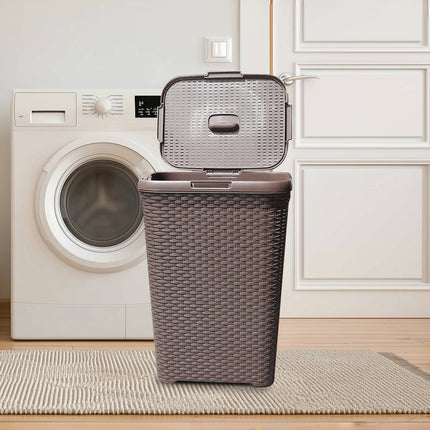Plastic Laundry Basket Thickened Breathable Home Clothes Storage Basket Durable