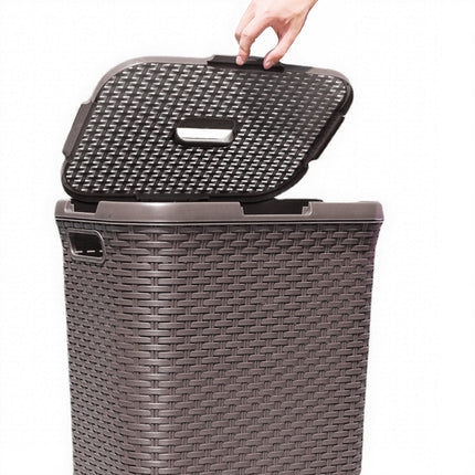 Plastic Laundry Basket Thickened Breathable Home Clothes Storage Basket Durable