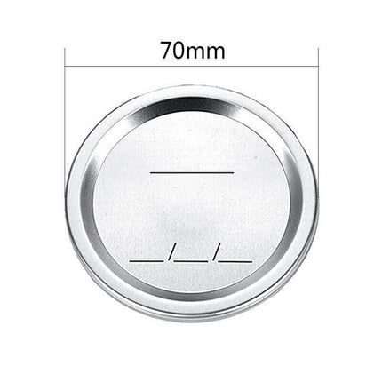 12Pcs Splits Lids Sealing Storage Solid Caps For Regular/Wide Mouth Mason Jar - Aimall