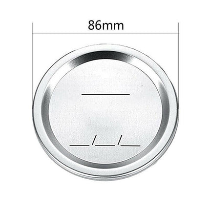 12Pcs Splits Lids Sealing Storage Solid Caps For Regular/Wide Mouth Mason Jar - Aimall