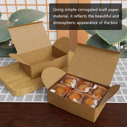 20PCS Corrugated Paper Gift Boxes Recyclable for Birthday Holiday Presents Carry
