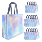 25pcs Laser Color Changing Tote Bags Shopping Gift Bags for Parties and Events