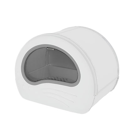 Large Fully Enclosed Cat Litter Box Pet Toilet Odour Control Easy Clean Tray