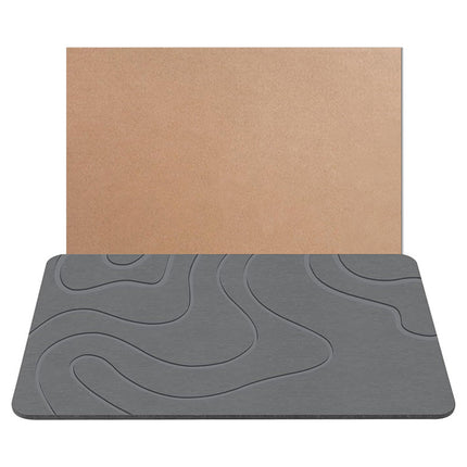 Bathroom Floor Mat Quick Dry Non Slip Absorbent Mat for Home Toilet Entrance