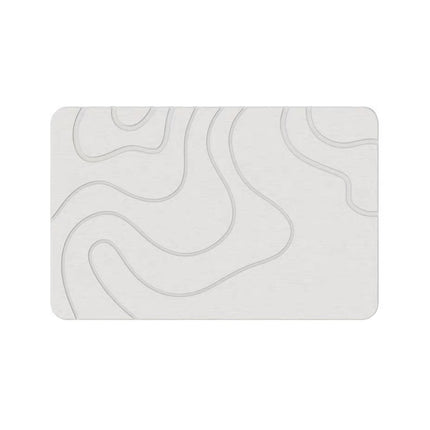 Bathroom Floor Mat Quick Dry Non Slip Absorbent Mat for Home Toilet Entrance
