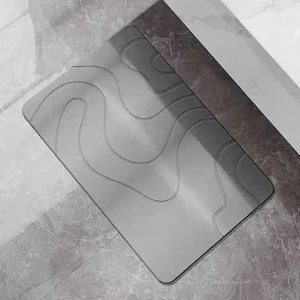 Bathroom Floor Mat Quick Dry Non Slip Absorbent Mat for Home Toilet Entrance