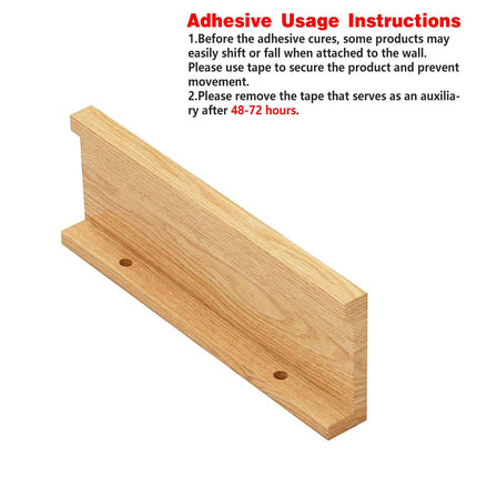 Wall Mounted Floating Storage Shelves Wood Rack Display Shelf Home Organization