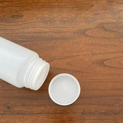 100pcs White Plastic Capsule Bottle Small Medicine Granule Packaging Container