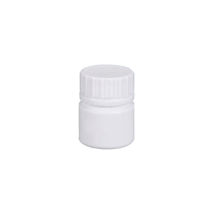 100pcs White Plastic Capsule Bottle Small Medicine Granule Packaging Container