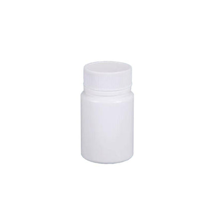 100pcs White Plastic Capsule Bottle Small Medicine Granule Packaging Container