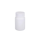 100pcs White Plastic Capsule Bottle Small Medicine Granule Packaging Container