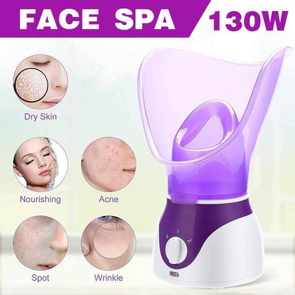For Nymph Face Spa Home Office Facial Steamer Sauna Pores Skin Deep Cleanse Mist - Aimall