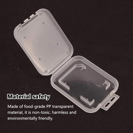 20PCS Plastic SD Card Storage Case Dustproof Design for Memory Card Organizing