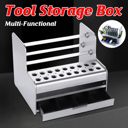 Tool Cabinet Multifunctional Desktop Organizer Screwdriver Parts Rack Case