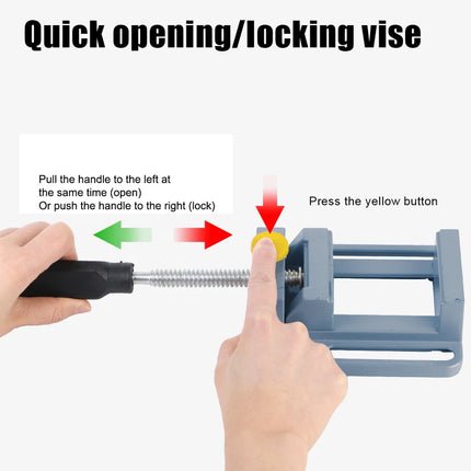 Bench Vise Quick Release Table Clamp Heavy Duty Workbench Vise for Woodworking