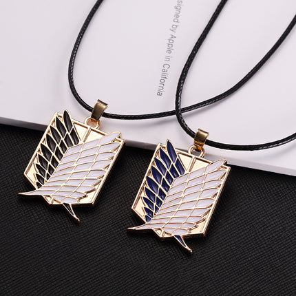 Attack On Titan Necklace Wings Of Liberty Freedom Investigation Corps Neckl-tg