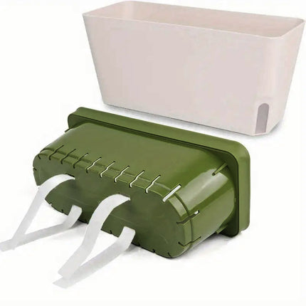 Rectangular Balcony Planter Box Vegetable Flower Pot Garden Planting Container