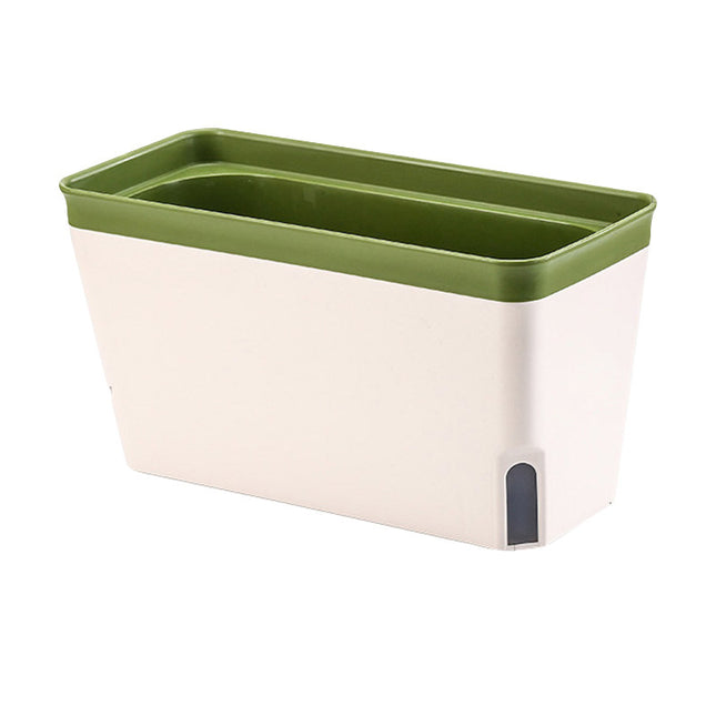 Rectangular Balcony Planter Box Vegetable Flower Pot Garden Planting Container