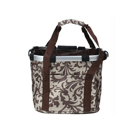 Folding Bike Basket Front Handlebar Canvas Bag Waterproof Carrier Storage Use