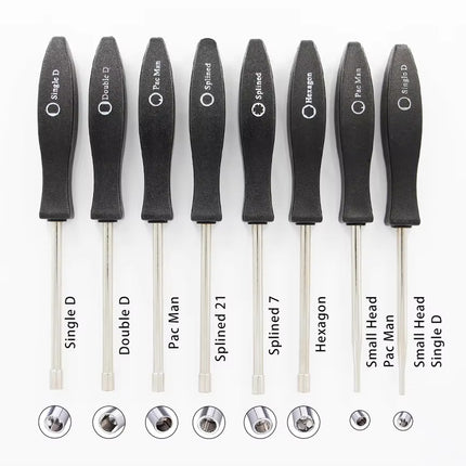 8X Splined Handle Carburetor Adjustment Tool Kit Adjusting Carb Screwdriver Set