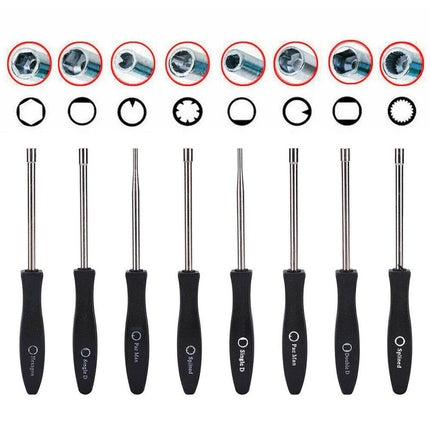8X Splined Handle Carburetor Adjustment Tool Kit Adjusting Carb Screwdriver Set