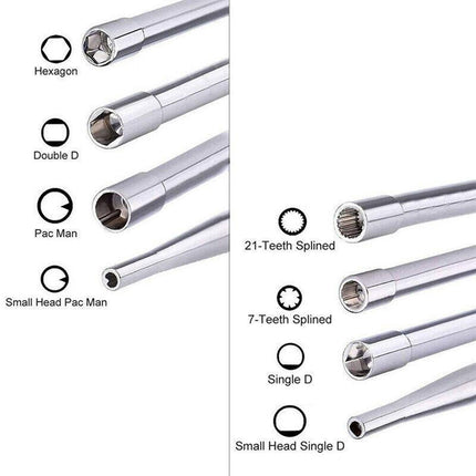 8X Splined Handle Carburetor Adjustment Tool Kit Adjusting Carb Screwdriver Set