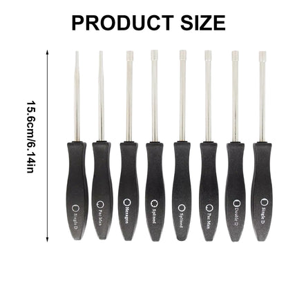 8X Splined Handle Carburetor Adjustment Tool Kit Adjusting Carb Screwdriver Set