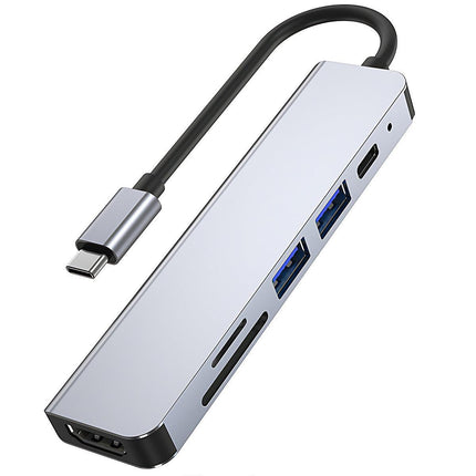 8/6/4-In-1 Usb-C Hub Adapter Type-C Hub Hdmi For Macbook Pro/Air Ipad Pro Laptop